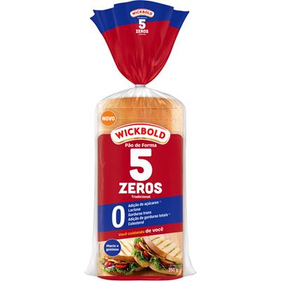 PÃO FORMA TRADICIONAL ZERO LACTOSE WICKBOLD 350G