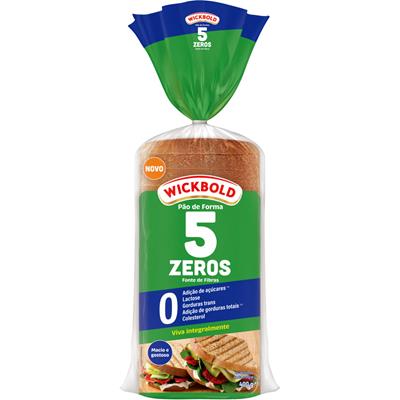 PÃO FORMA INTEGRAL ZERO LACTOSE WICKBOLD 400G