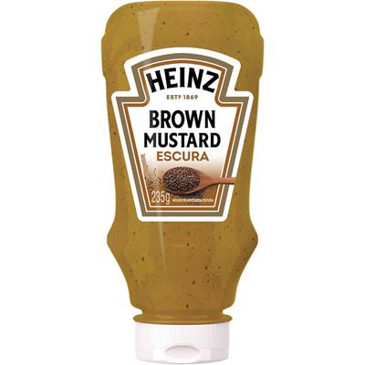 MOSTARDA ESCURA HEINZ 235G