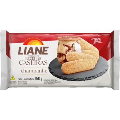 BISCOITO CHAMPANHE RECEITAS CASEIRAS LIANE 150G