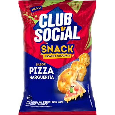 SNACK CROCANTE PIZZA MARGUERITA CLUB SOCIAL 68G