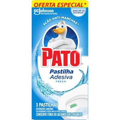 DETERGENTE SANITÁRIO PASTILHA ADESIVA PATO 3UN