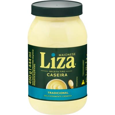 MAIONESE TIPO CASEIRA TRADICIONAL LIZA 450G