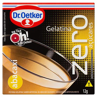 GELATINA ZERO AÇUCAR ABACAXI DR.OETKER 12G 