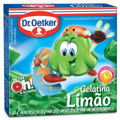 GELATINA DR.OETKER LIMÃO 20G