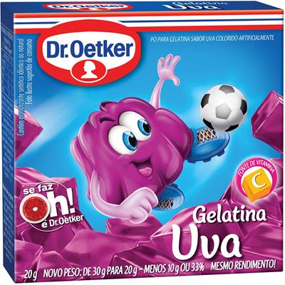 GELATINA SABOR UVA DR.OETKER 20G