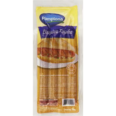 LINGUIÇA CALABRESA DEFUMADA FININHA PAMPLONA 240G