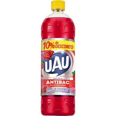 DESINFETANTE ANTIBAC FRUTAS VERMELHAS UAU 1L