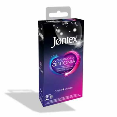PRESERVATIVO ORGASMO EM SINTONIA 4 JONTEX UN