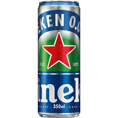 CERVEJA LAGER ZERO ÁLCOOL HEINEKEN 350ML