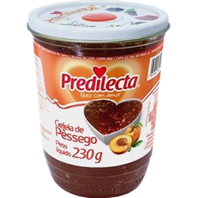 Geleia de Pêssego - Predilecta - Vidro - 230g
