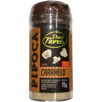 TEMPERO PARA PIPOCA SABOR CARAMELO DOM FIORELO 70G