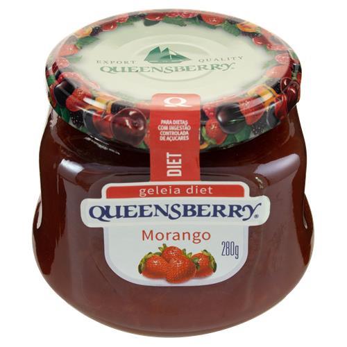 Geleia Morango Diet Queensberry Vidro 280g