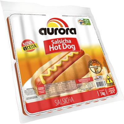 SALSICHA HOT DOG AURORA 3KG