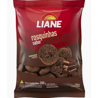 ROSQUINHA SABOR CHOCOLATE LIANE 280G