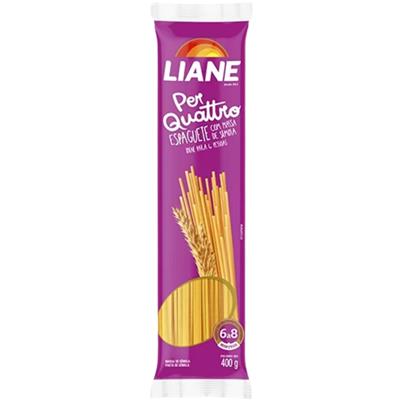 MACARRÃO SÊMOLA ESPAGUETE PER QUATTO LIANE 400G