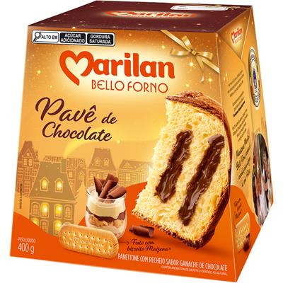 PANETTONE PAVÊ DE CHOCOLATE MARILAN 400G