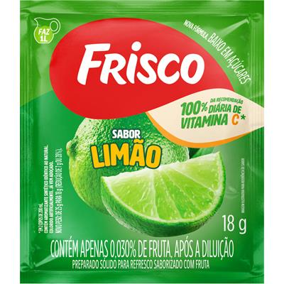 SUCO EM PÓ SABOR LIMÃO FRISCO 18G