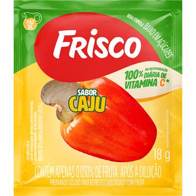 SUCO EM PÓ SABOR CAJU FRISCO 18G