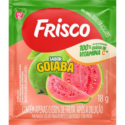 SUCO EM PÓ SABOR GOIABA FRISCO 18G