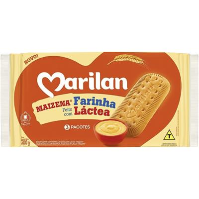 BISCOITO DE MAIZENA E FARINHA LÁCTEA MARILAN 300G