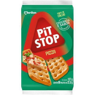 BISCOITO SABOR PIZZA PIT STOP MARILAN 137G