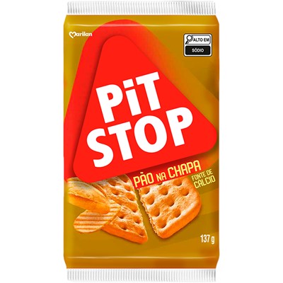 BISCOITO PÃO NA CHAPA PIT STOP MARILAN 137G