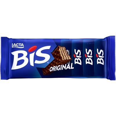 BISCOITO WAFER DE CHOCOLATE BIS LACTA 100,8G