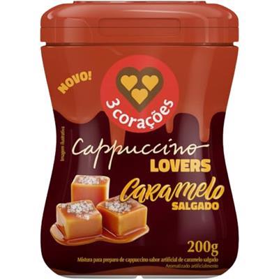 CAPPUCCINO LOVERS CARAMELO SALGADO 3 CORAÇÕES 200G
