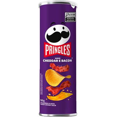 BATATA SABOR CHEDDAR E BACON PRINGLES 105G