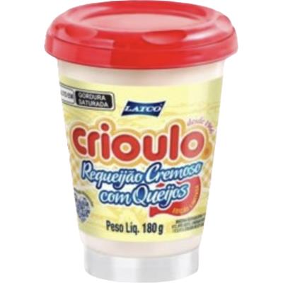 REQUEIJÃO CREMOS COM QUEIJOS CRIOULO 180G