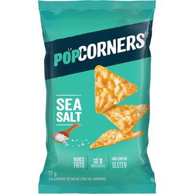 SALGADINHO DE MILHO SEA SALT POPCORNERS 57G