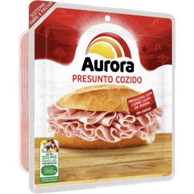 PRESUNTO COZIDO FATIADO AURORA 180G