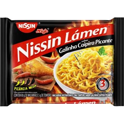 MACARRÃO SABOR GALINHA CAIPIRA PICANTE NISSIN 85G