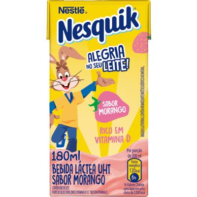 BEBIDA LÁCTEA UHT SABOR MORANGO NESTLÉ 180ML