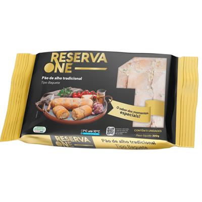 PÃO DE ALHO TRADICIONAL RESERVA ONE 300G