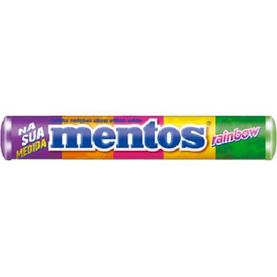GOMA DE MASCAR MIX DE FRUTAS RAINBOW MENTOS 27G