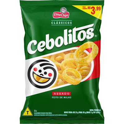 SALGADINHO CEBOLITOS CLÁSSICOS ELMA CHIPS 36G