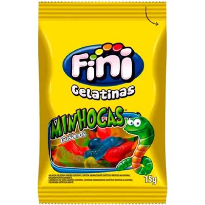 BALA DE GELATINA MINHOCAS GULOSAS FINI 15G