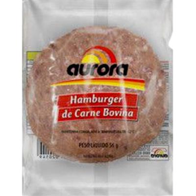 HAMBÚRGUER DE CARNE BOVINA AURORA 56G