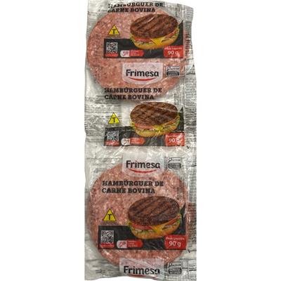 HAMBÚRGUER DE CARNE BOVINA FRIMESA 90G 1UN