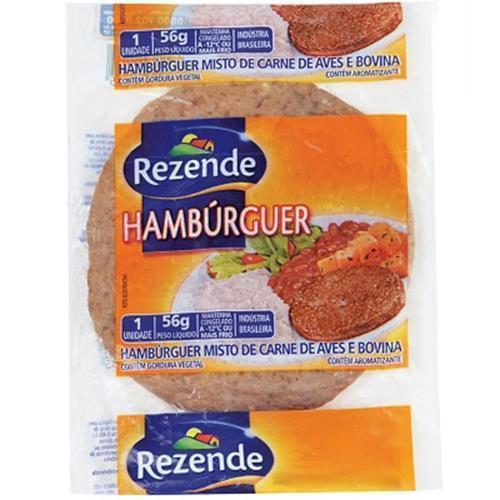 HAMBÚRGUER BOVINO E FRANGO REZENDE 56G