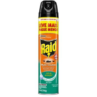 INSETICIDA RAID MULTI-INSETOS EUCALIPTO 420ML