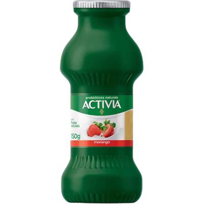 LEITE FERMENTADO DESNATADO MORANGO ACTIVIA 150G