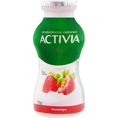 LEITE FERMENTADO DESNATADO MORANGO ACTIVIA 170G