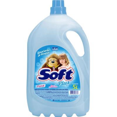 AMACIANTE DE ROUPAS FLORAL SOFT PLUS 5L