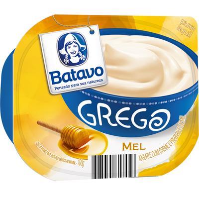 IOGURTE SABOR MEL GREGO BATAVO 100G