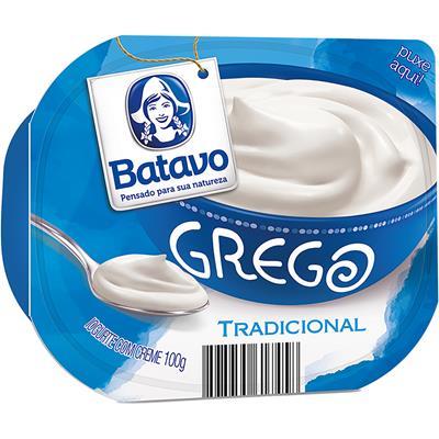 IOGURTE COM CREME TRADICIONAL GREGO BATAVO 100G