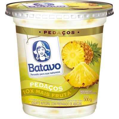 IOGURTE INTEGRAL ABACAXI PEDAÇOS BATAVO 500G