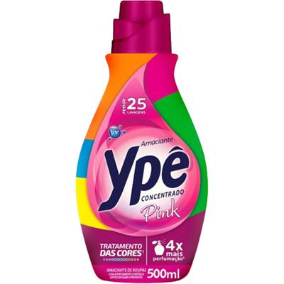 AMACIANTE DE ROUPA CONCENTRADO PINK YPÊ 500ML